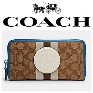 COACH Dempsey Accordion Zip Wallet